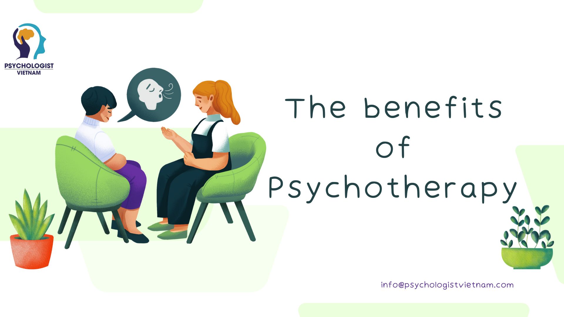 Therapist talking with a client during a psychotherapy session, highlighting the benefits of therapy for mental health.